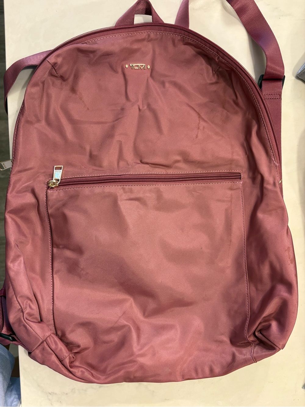 Tumi Womens Just in Case Backpack in Dusty Rose